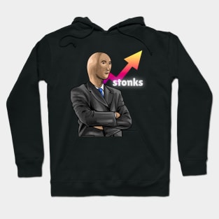 Stonk Meme Guy Hoodie